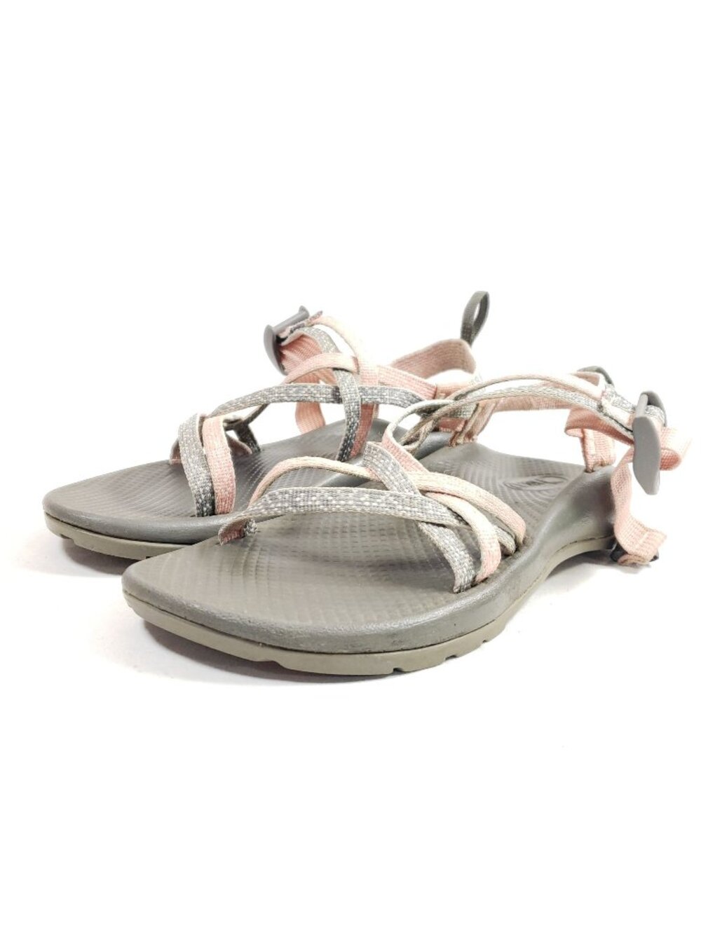 Chaco Big Kids Size 5 EcoTread Z/1 Sports Sandals Gray & Pink Durable